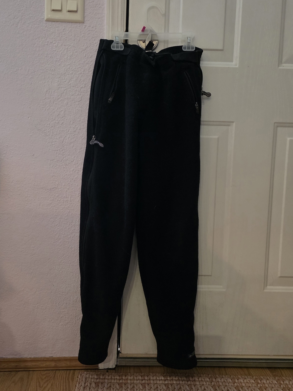 REI Black Men's Small Fleece Jogger Pants